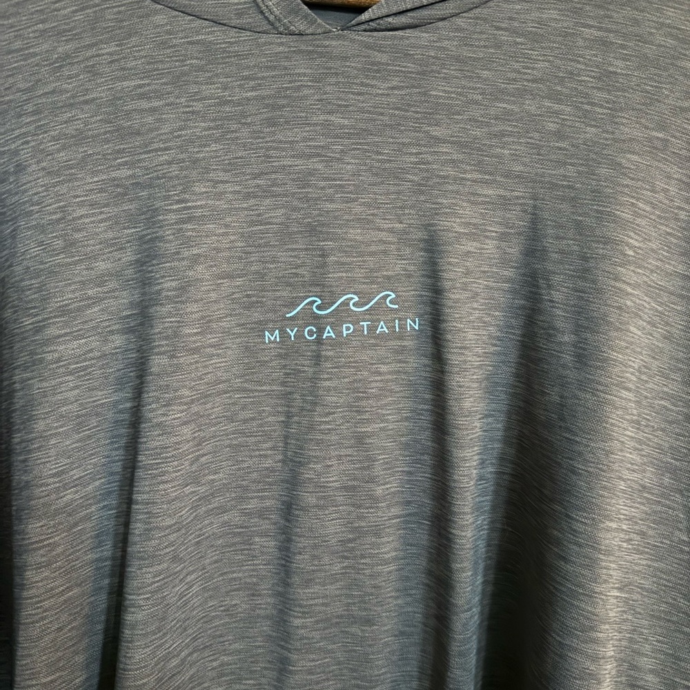OceanTec “My Captain” Long Sleeve Lightweight Men's Hooded Sun Shirt - Picture 3 of 7